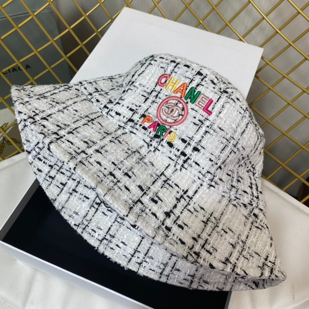 Fashion Colorful Embroidered Bucket Hat