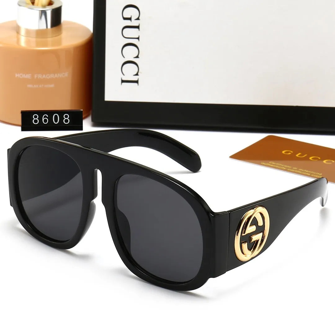 Oversized Retro One-Piece Sunglasses