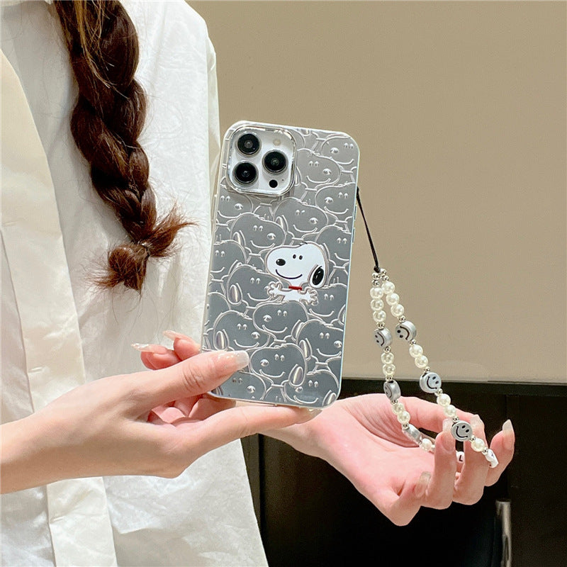 Electroplated Cute Dog Case