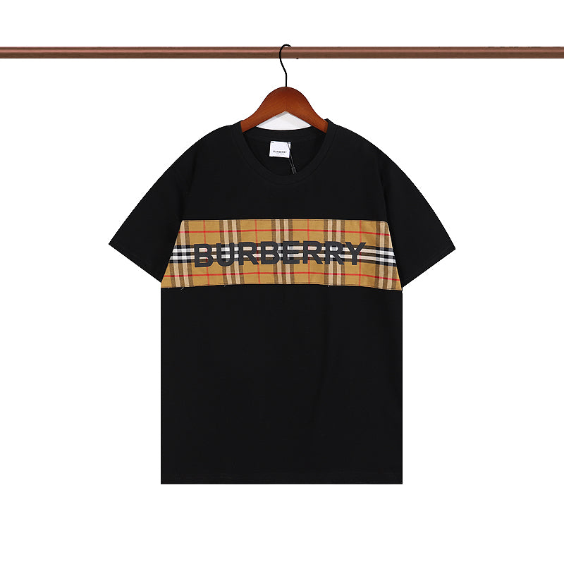 Classic check print T-shirt