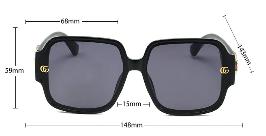 Retro Fashion Square Sunglasses