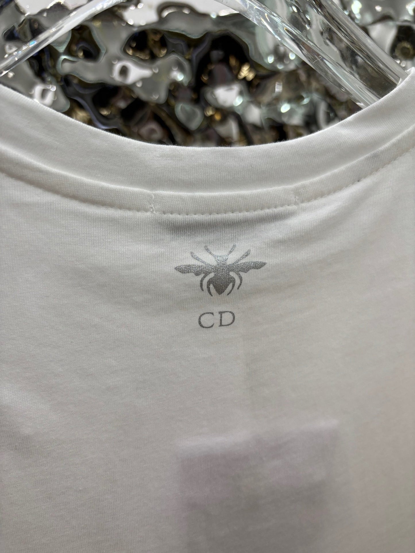 New Embroidered Mesh Butterfly T-shirt