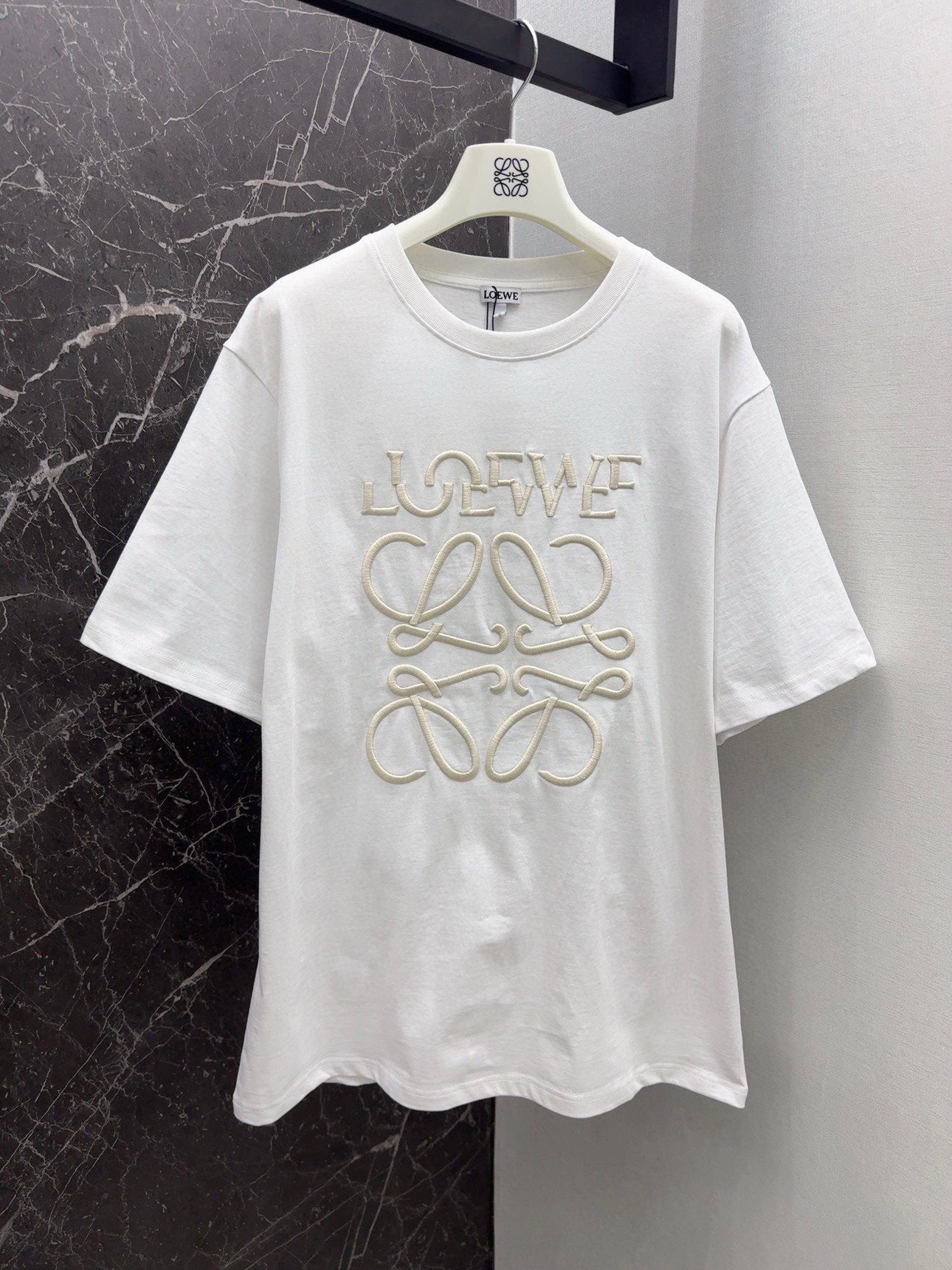 New Irregular Letter Embroidered T-shirt