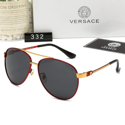 Double Bridge Aviator Sunglasses