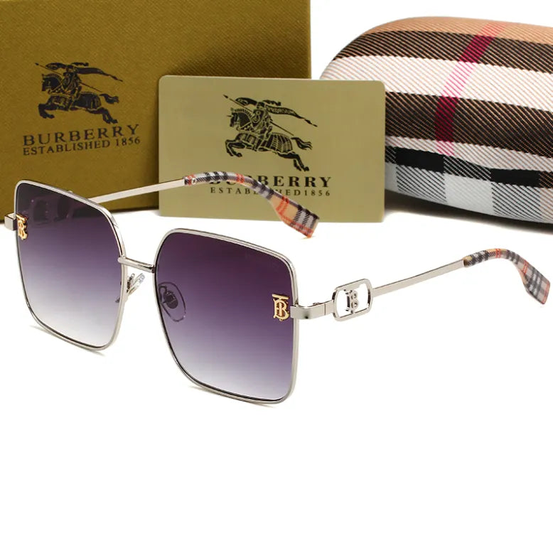 Retro Plaid HD Sunglasses