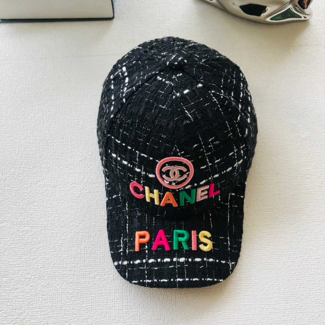 Colorful Letter Embroidery Ladies Baseball Cap