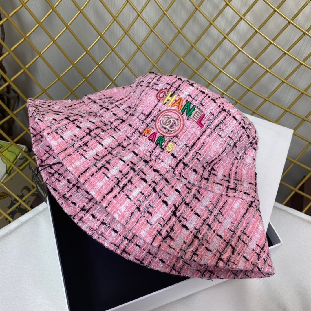 Fashion Colorful Embroidered Bucket Hat