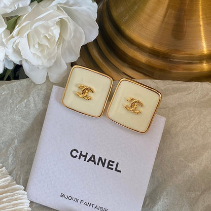 Elegant Square Stud Earrings