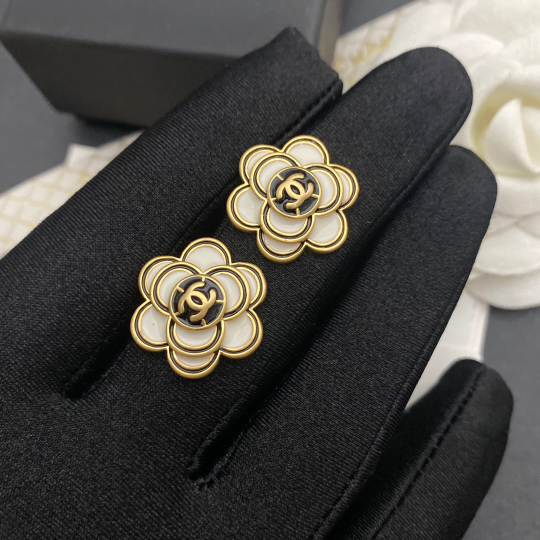 Camellia Stud Earrings