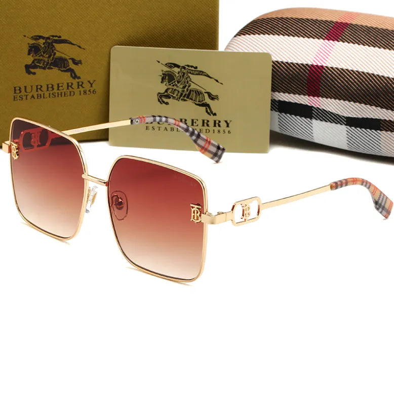 Retro Plaid HD Sunglasses