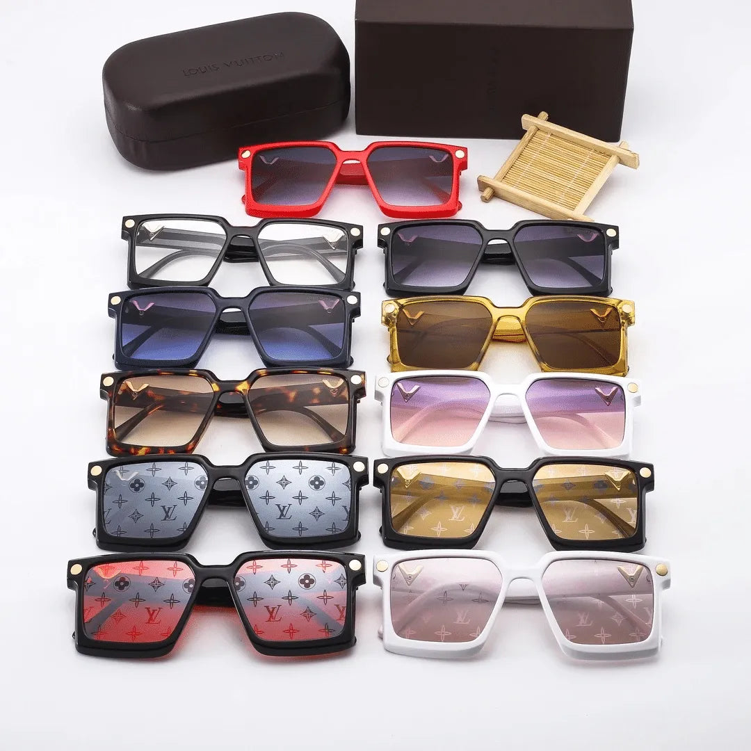 8 Colors Retro Printed PatternSunglasses