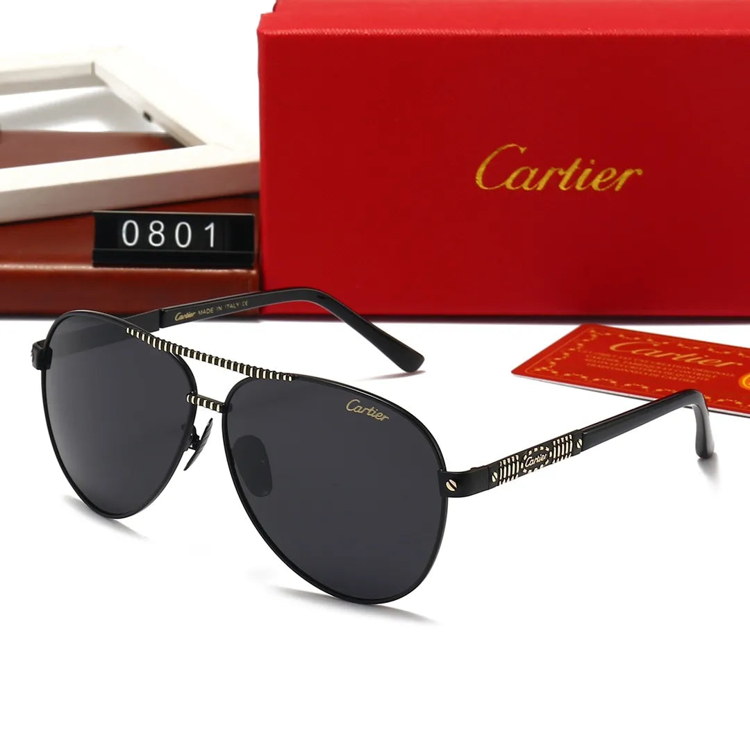 Classic Cool Polarized Metal Sunglasses