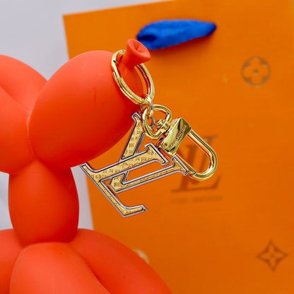 Premium Monogram Letter Keychain