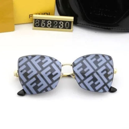 Watermark Conjoined Lens Sunglasses