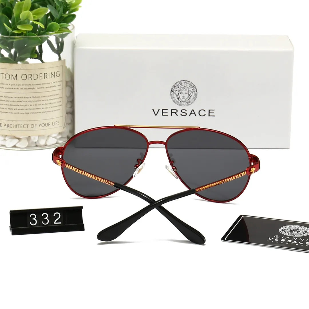 Double Bridge Aviator Sunglasses