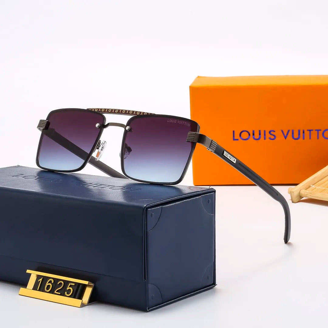 New Square Double Bridge Sunglasses