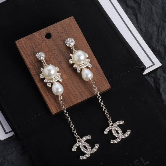 Trendy Vintage Pearl Drop Earrings