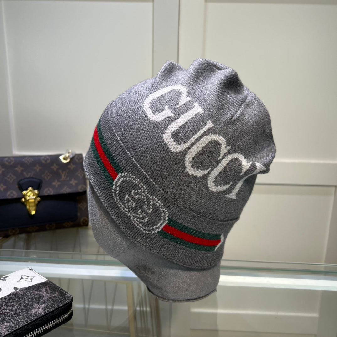 5 Colors Letter Jacquard Knit Cap