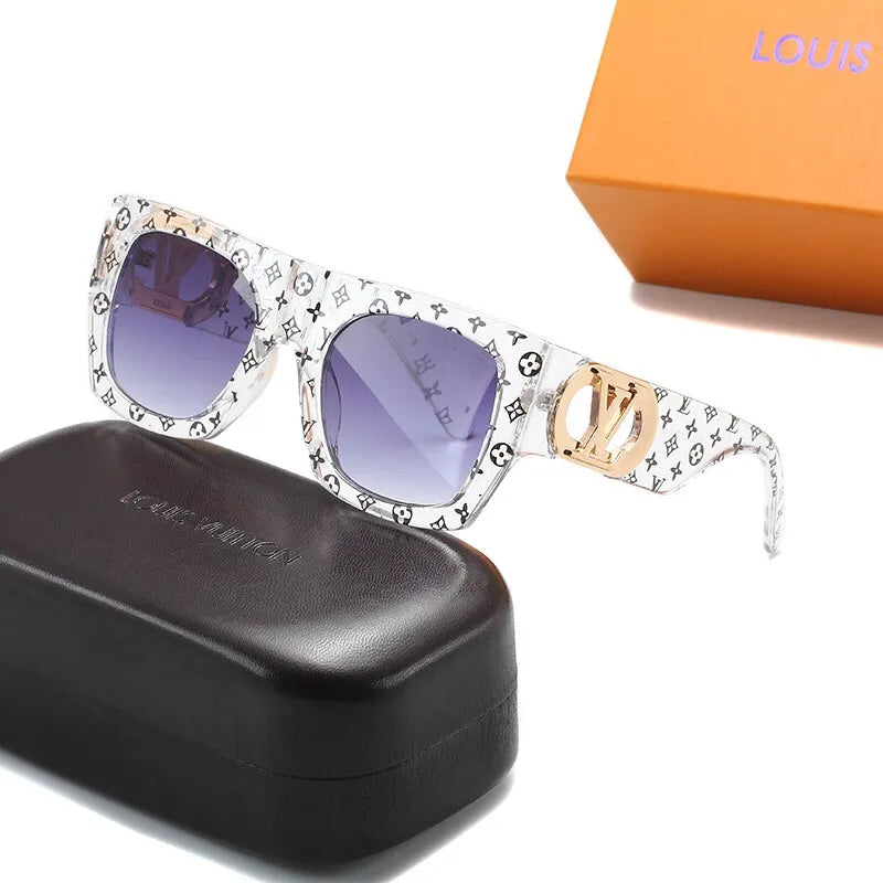 Classic Link Print Cutout Sunglasses