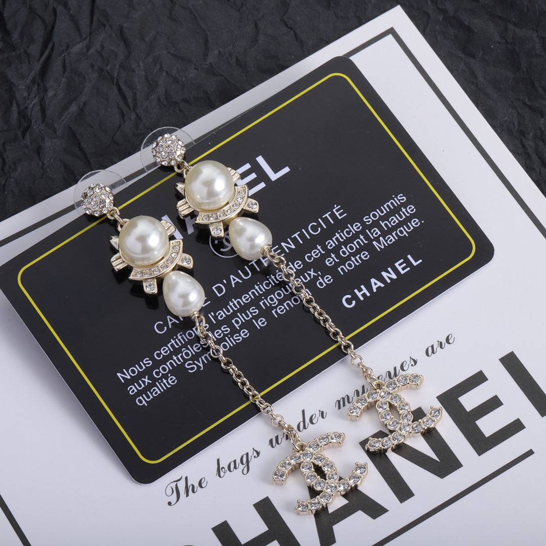 Trendy Vintage Pearl Drop Earrings