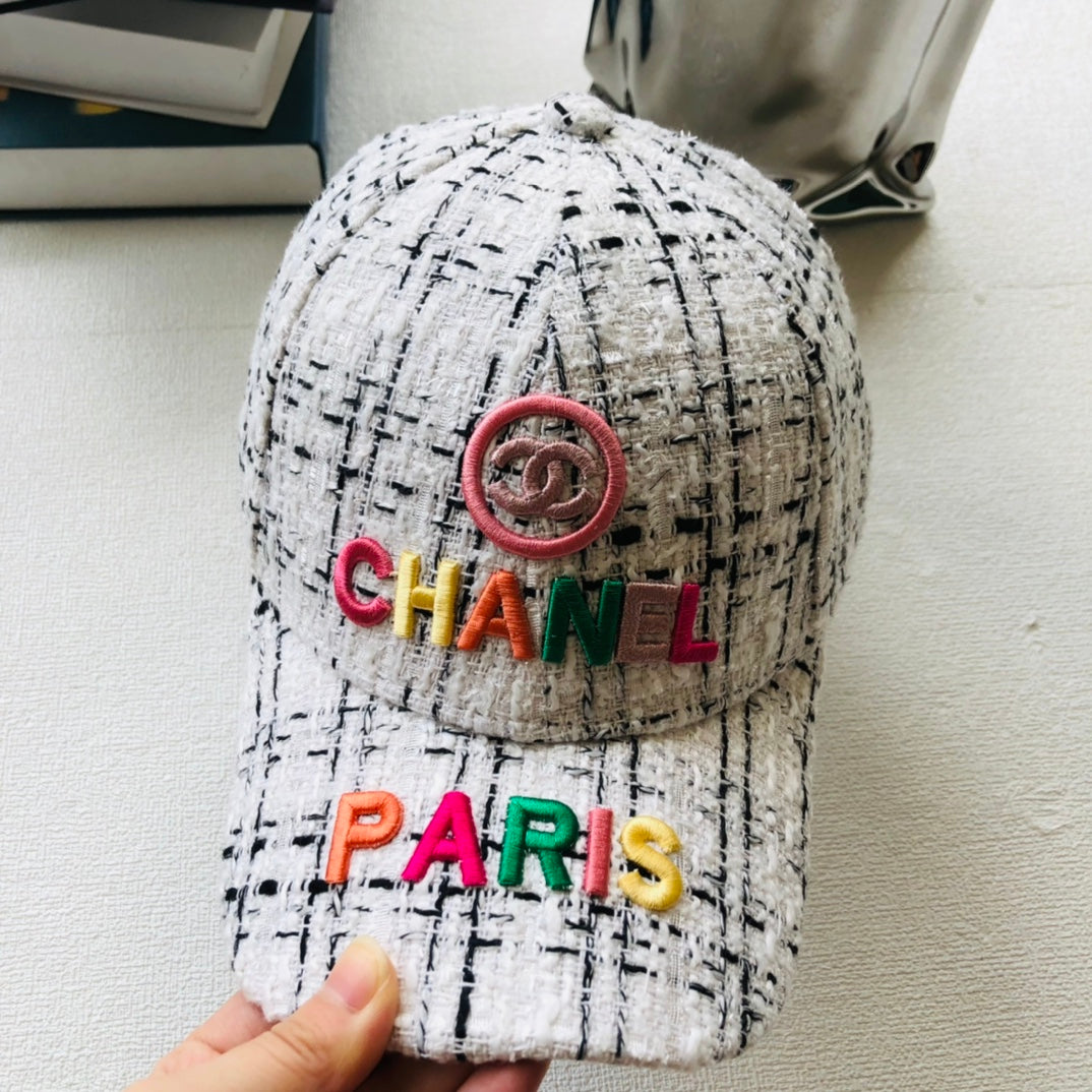 Colorful Letter Embroidery Ladies Baseball Cap