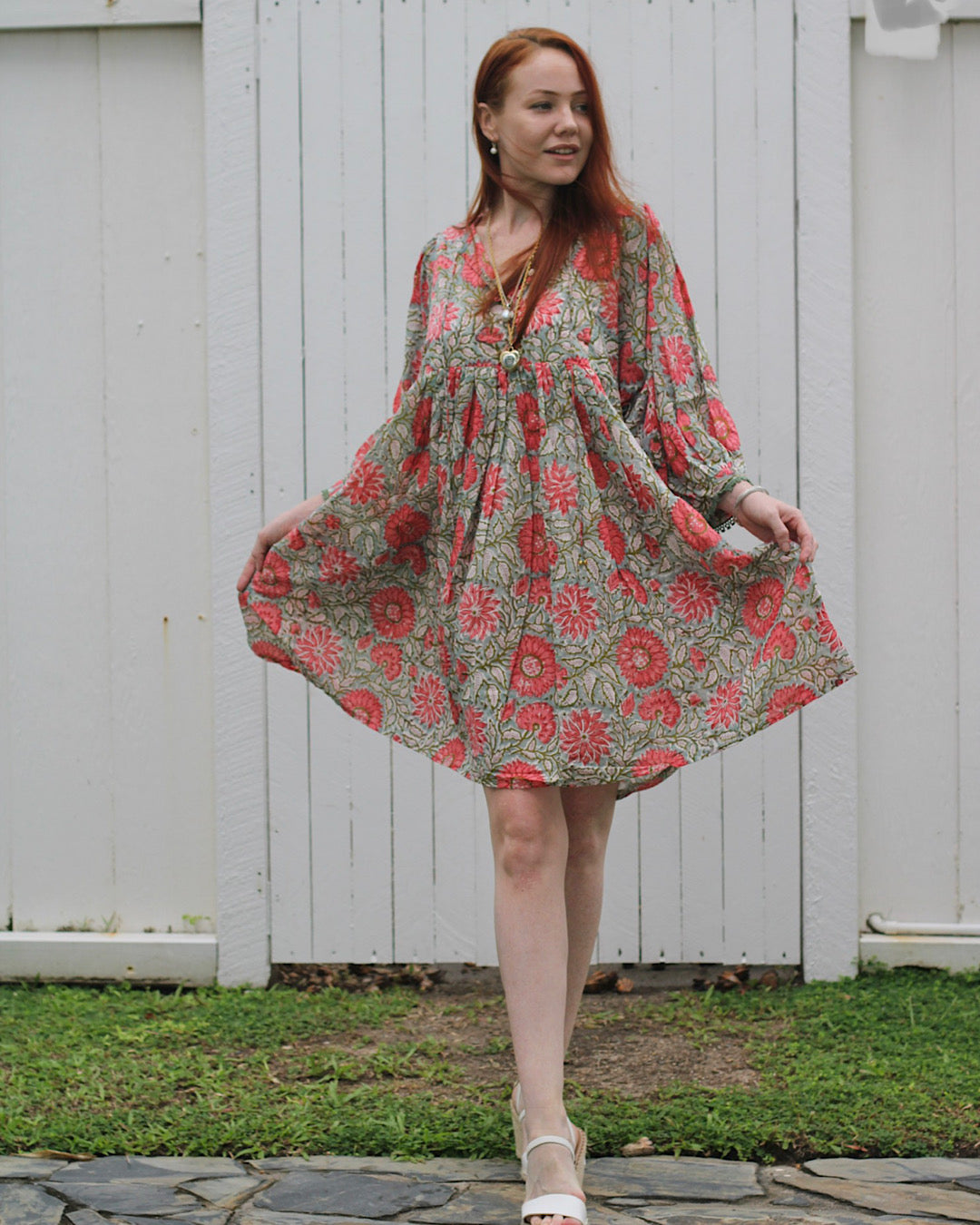 Hawa Short Dress In Flora