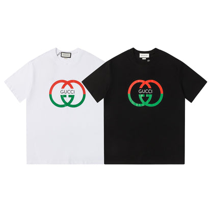 Double circle print T-shirt