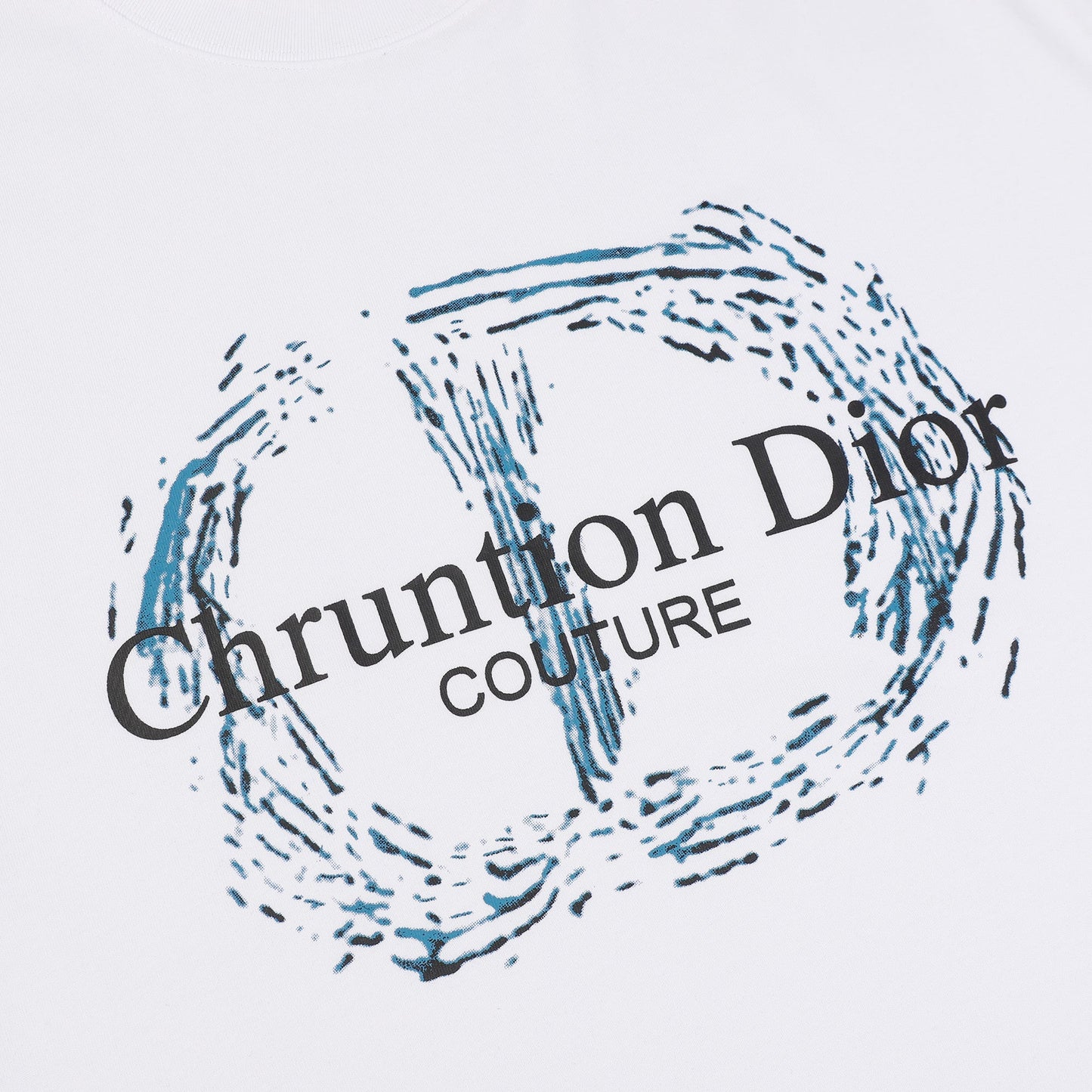 Vintage D Print T-Shirt