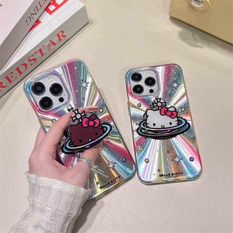 Cute Laser Cartoon Stand Case