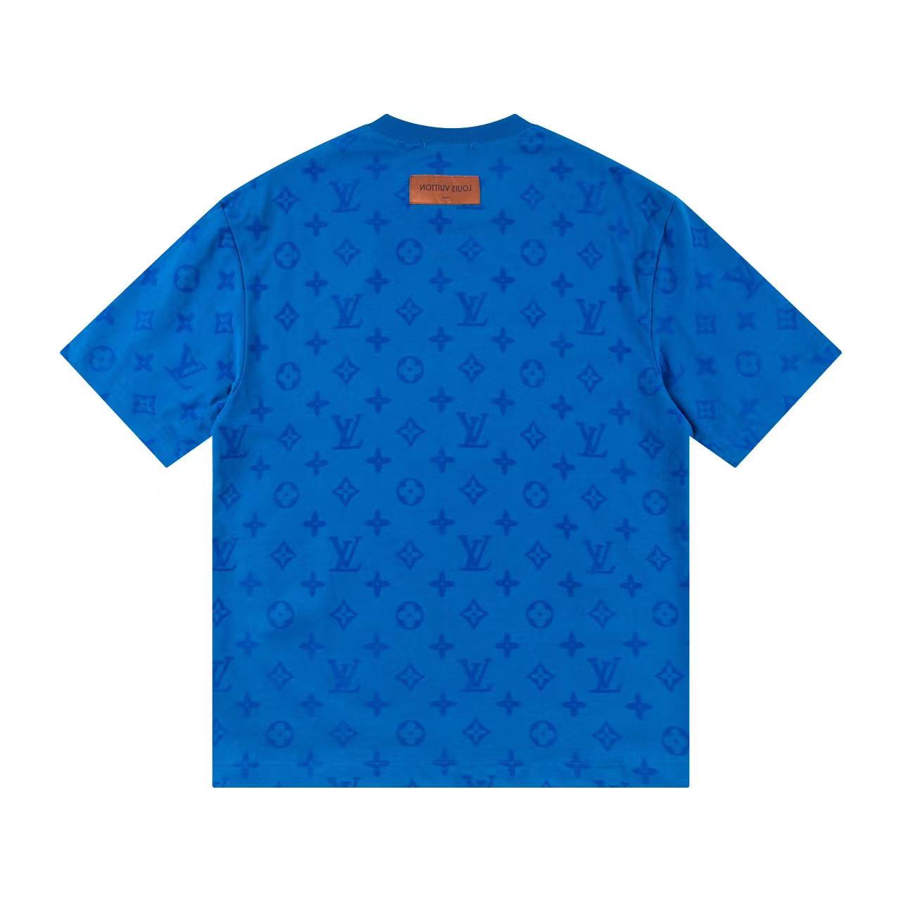 Classic pattern embossed T-shirt