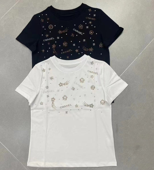 Rhinestone T-sleeves