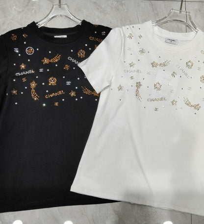 Rhinestone T-sleeves