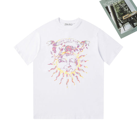 Sun God Print T-shirt