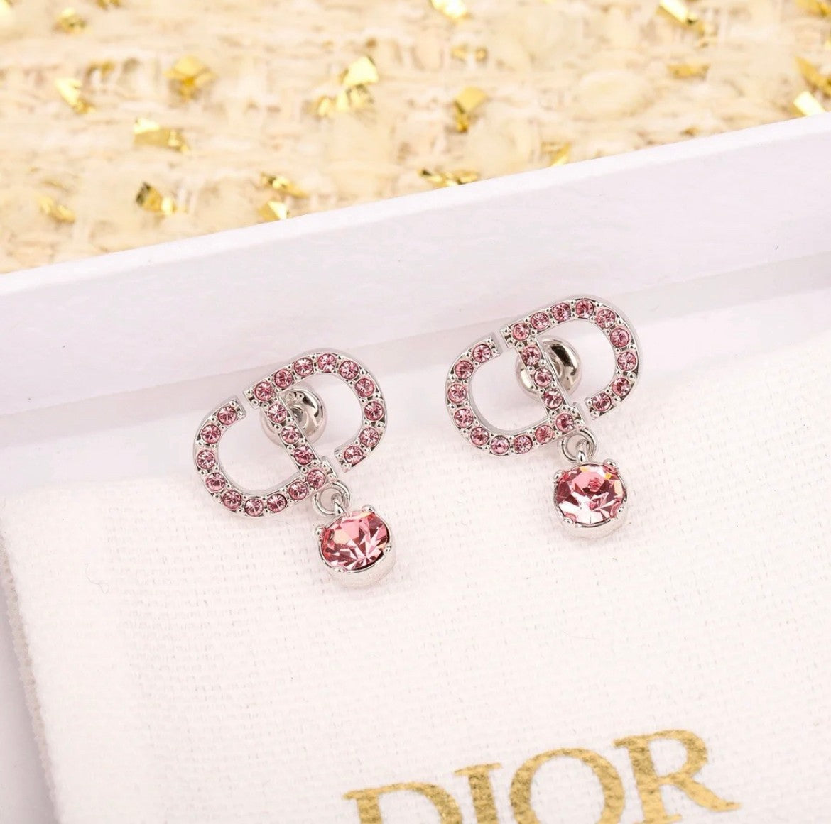 Shining Rhinestone Fashion Earrings