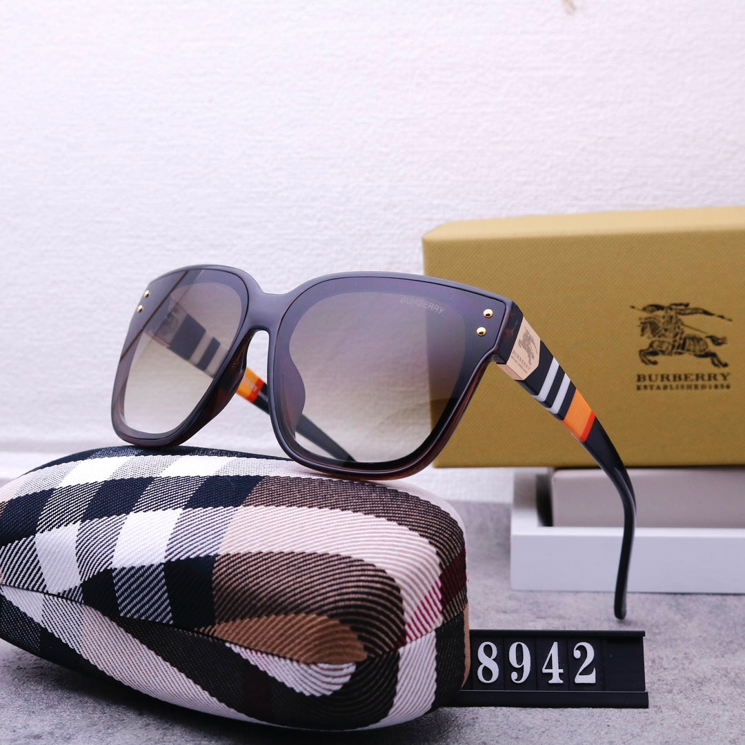 Vintage Fashion Square Plaid Sunglasses