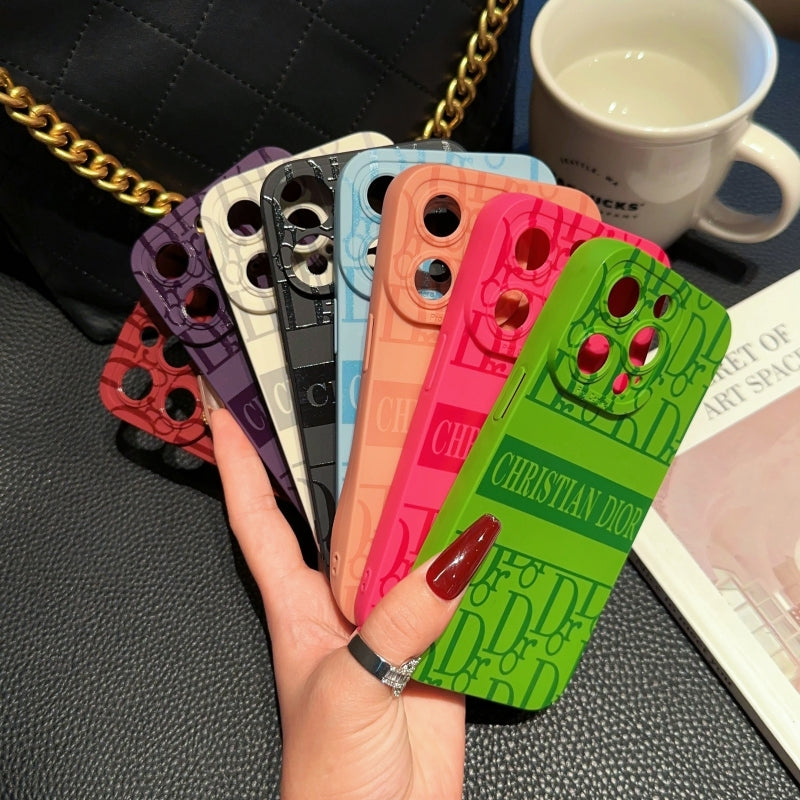 Multicolor Embossed Silicone Case