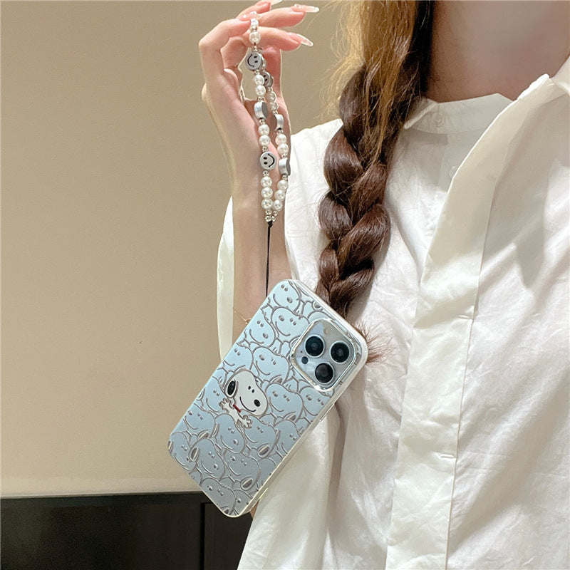 Electroplated Cute Dog Case