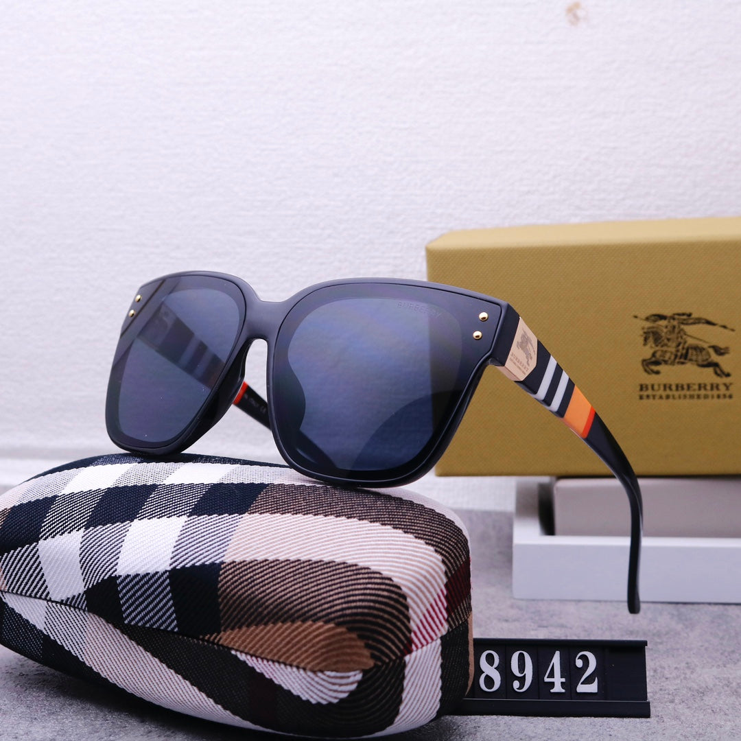 Vintage Fashion Square Plaid Sunglasses