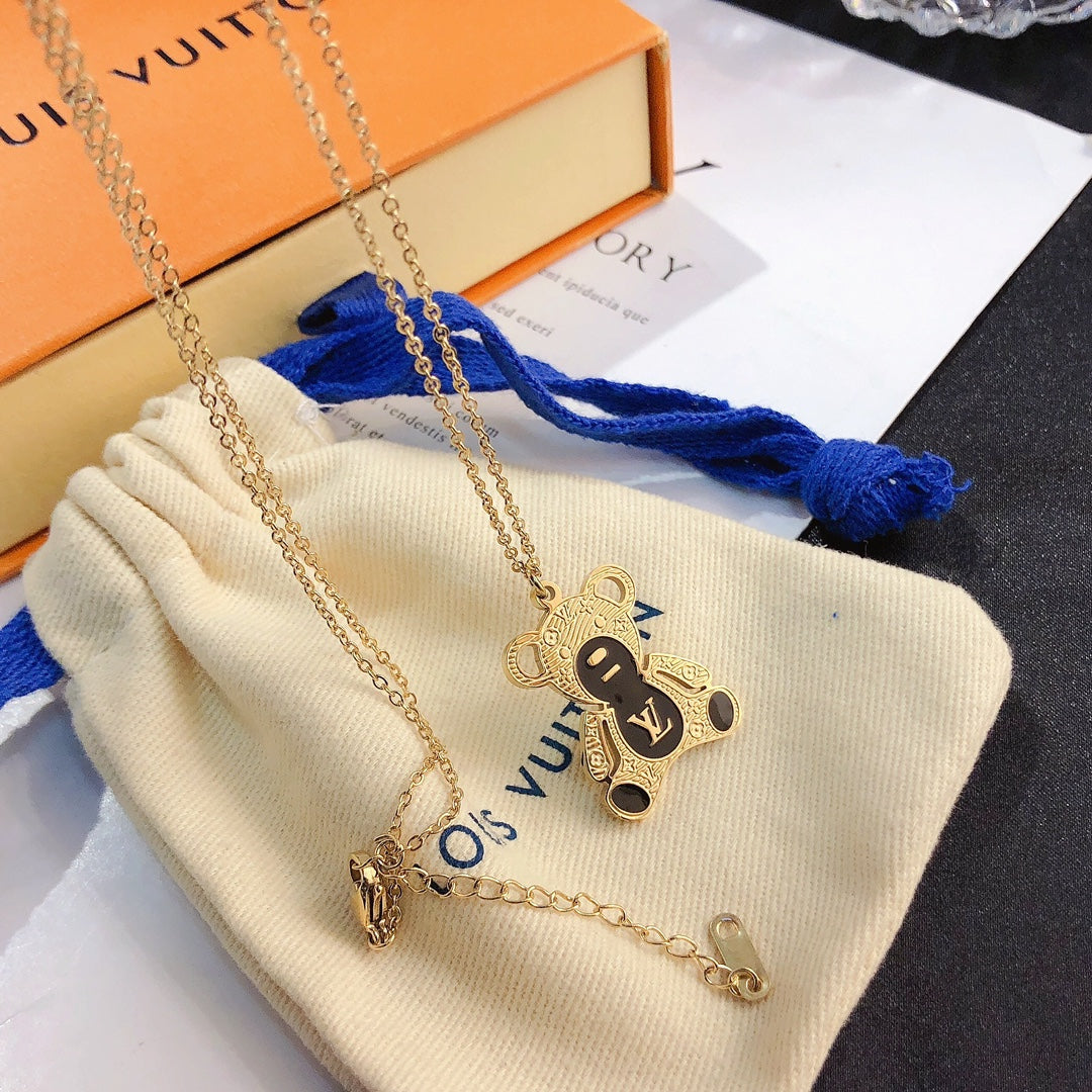 Cute Bear Pendant Necklace