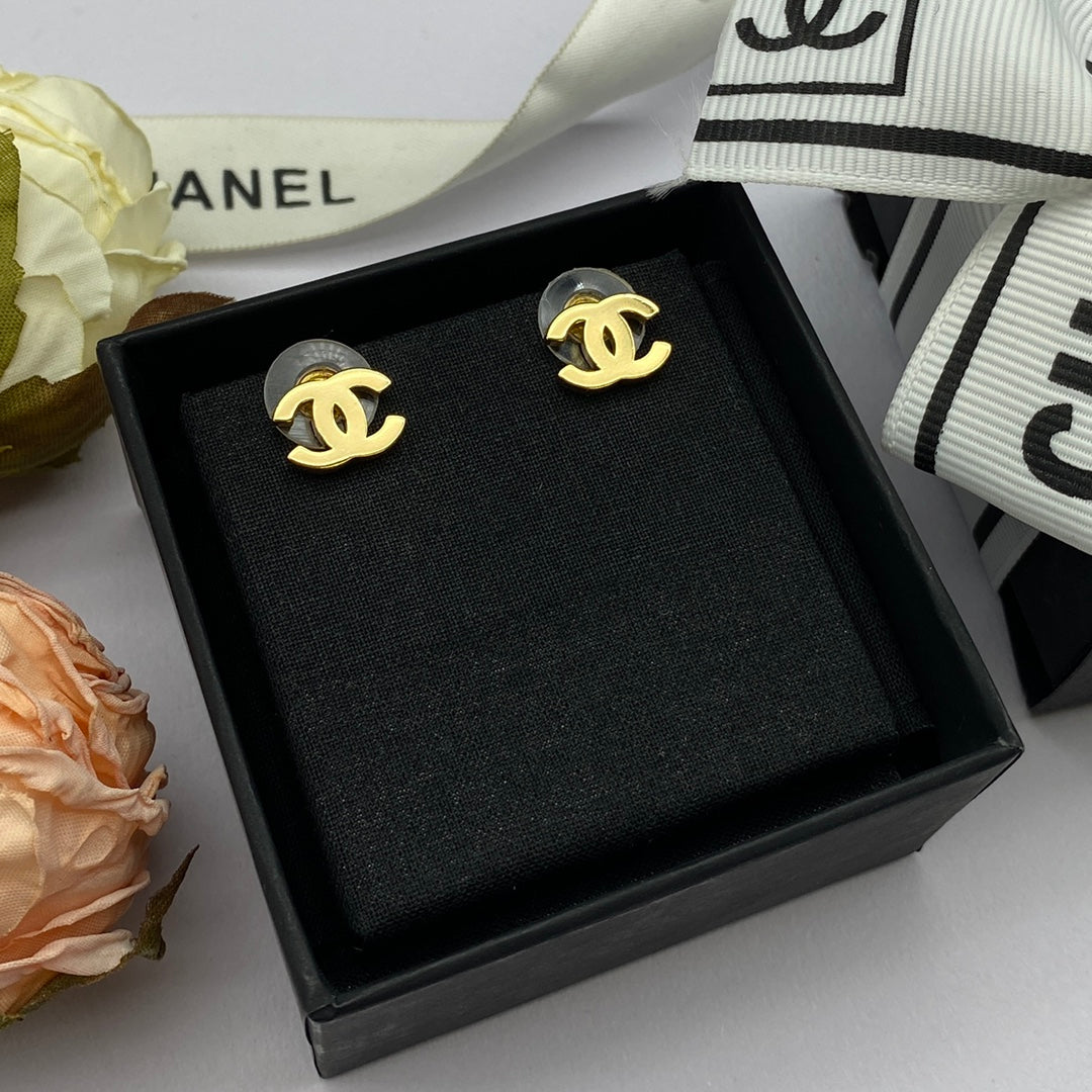 Three-color Mini Letter Earrings