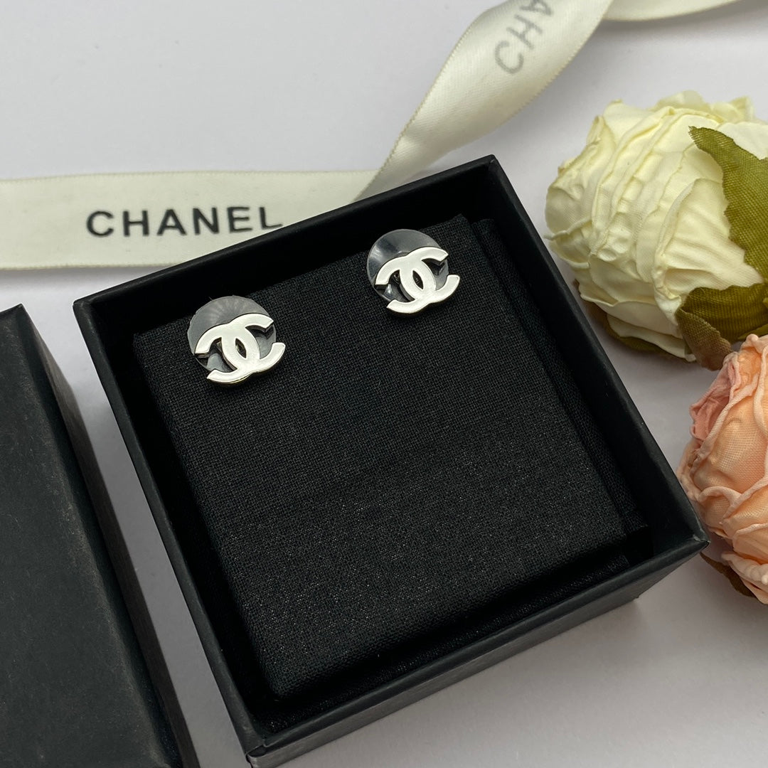 Three-color Mini Letter Earrings