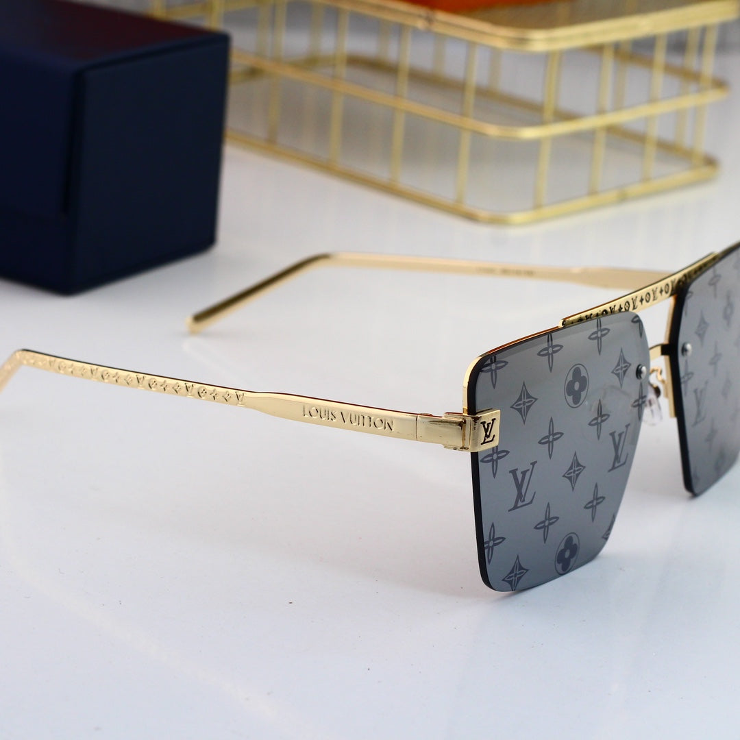 HD Metal Monogram Sunglasses