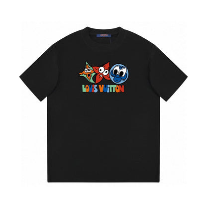 Cartoon avatar printed T-shirt