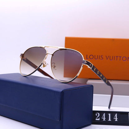 Double Bridge Embossed Frame Sunglasses