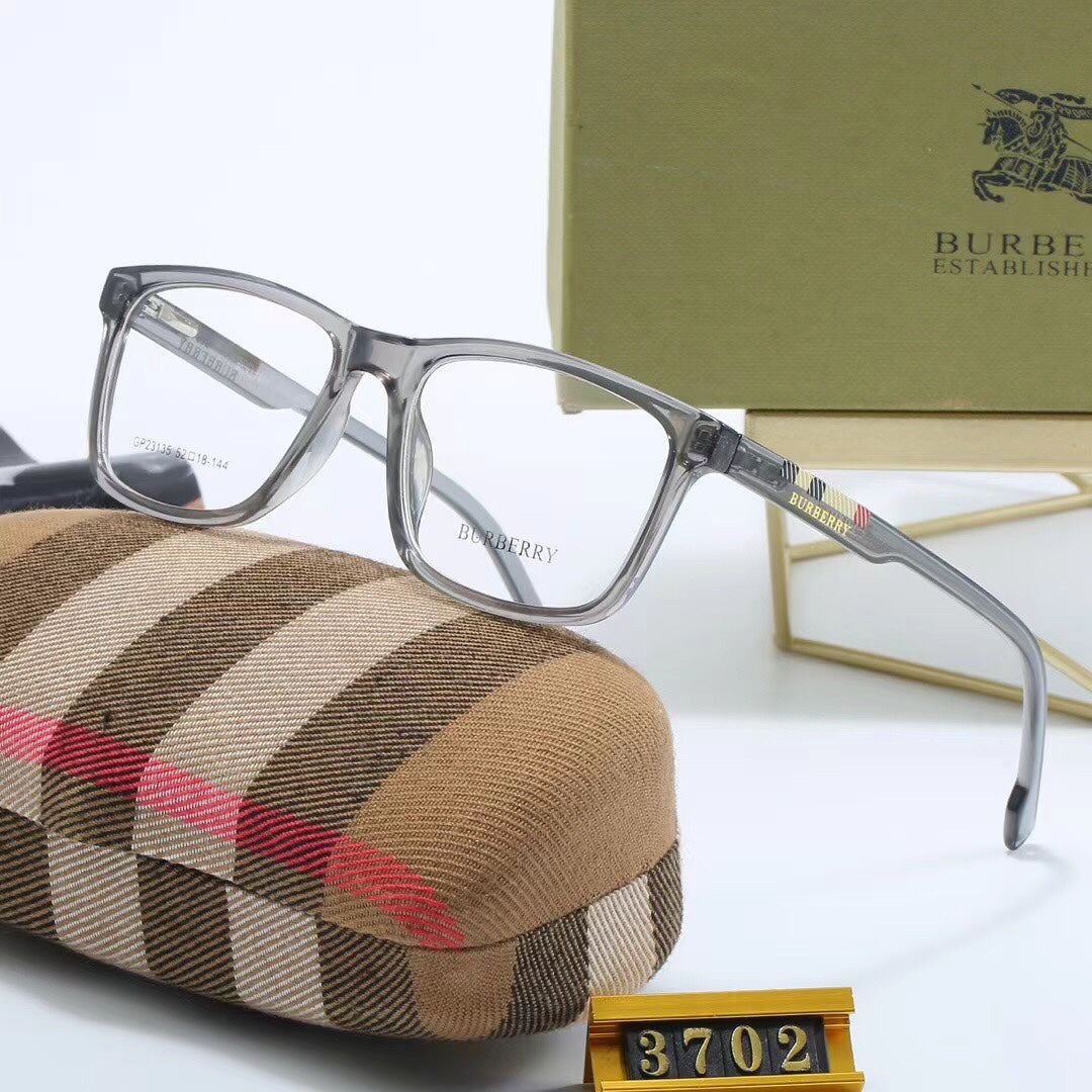 Fashion plaid temples glasses