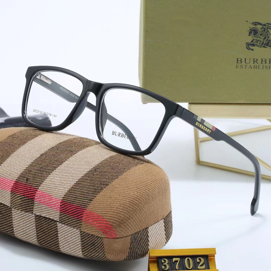 Fashion plaid temples glasses