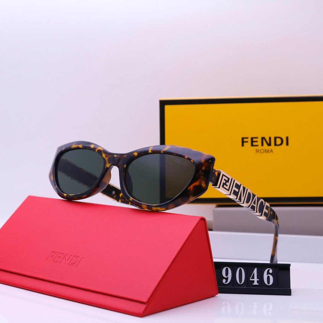 Fashion Metal Letter Sunglasses