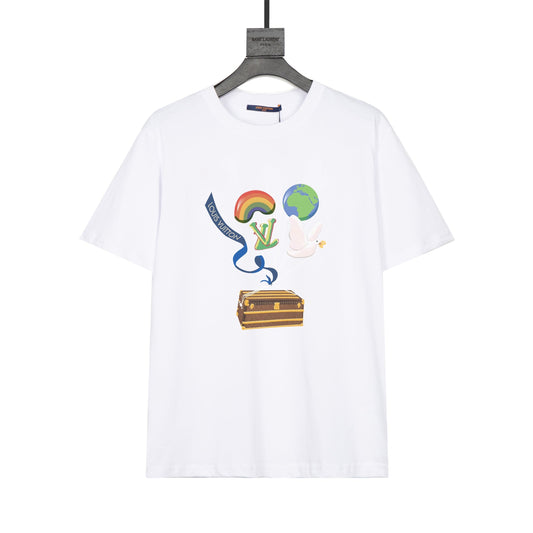 Peace dove print T-shirt