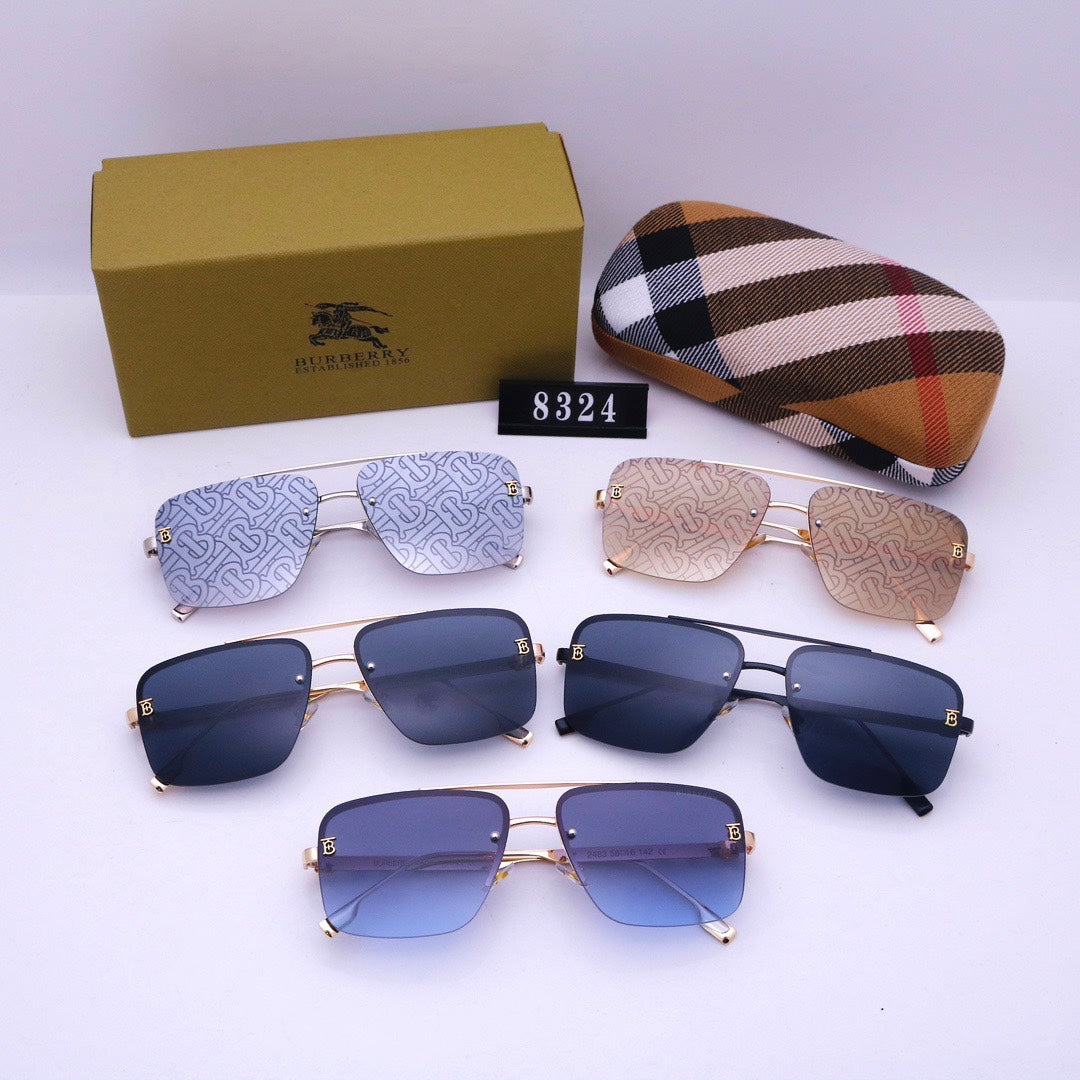 New Neutral Metal Watermark Sunglasses