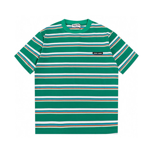 Striped cotton T-shirt